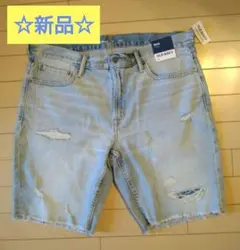 【SALE】OLD NAVY スリムショートパンツ 36インチ　新品タグ付きのサムネイル