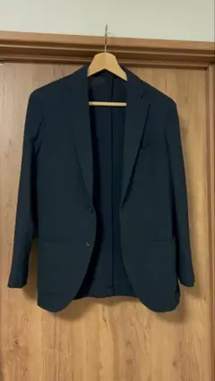 リングヂャケット　テーラードジャケット　ネイビー　アンコン仕立て　42