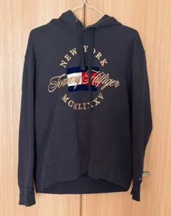TOMMY HILFIGER　パーカー　スウェット　ネイビー　L
