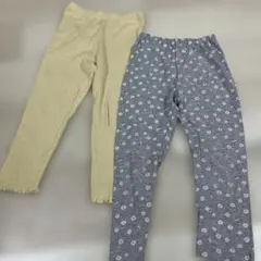 プティマイン　レギンス　110cm2枚セット
