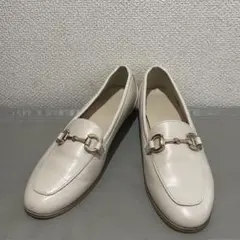 ビットローファー ホワイト ローファー