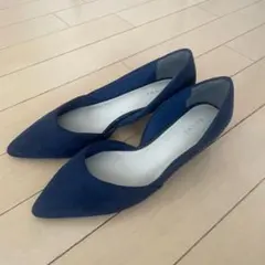 RANDA ネイビー パンプス 23.0cm