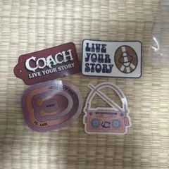 COACH 2026 日本限定 非売品 ステッカー 4枚セット