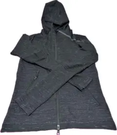 adidas フルジップパーカー ダークグレー