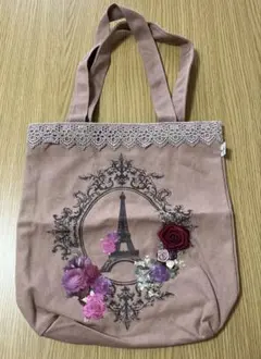 山*華様 アクシーズファム トートバッグ 薔薇 エッフェル塔 モチーフのサムネイル