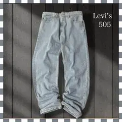 6937/リーバイス505ストレートデニムジーンズ36x32のサムネイル