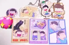 おそ松さん　ステッカー・キーホルダー・缶バッジ　一松&十四松(カラ松)