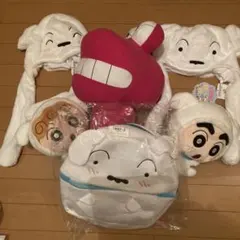 クレヨンしんちゃん　ぬいぐるみ　シロ　ひまわり　しんのすけ