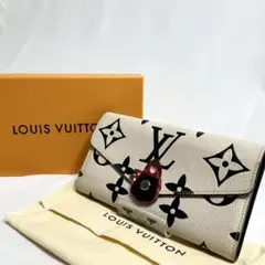 ルイヴィトン モノグラム LV クラフティ アンプラント 長財布 サラ 大容量