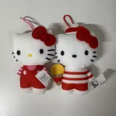 【匿名配送】キティ ぬいぐるみキーホルダーのサムネイル