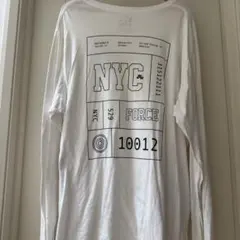 NIKE ナイキ　ロンT 長袖Tシャツ　白のサムネイル