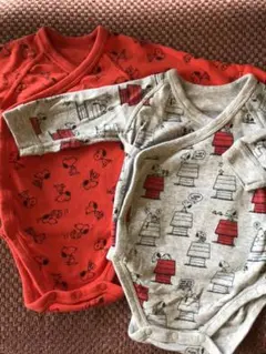 スヌーピー　ユニクロ 肌着　ロンパース