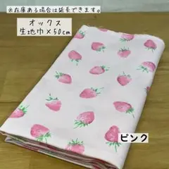 《オックス》いちご柄 ピンク イチゴ 苺 女の子 入園 入学