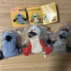 パペットスンスンフィンガーパペットぬいぐるみ　スンスンA ノンノン　ゾンゾン