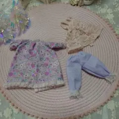 人形用着せ替え服セット レース付き