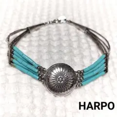 HARPO アルポ コンチョ ターコイズ シルバー925 ブレスレット