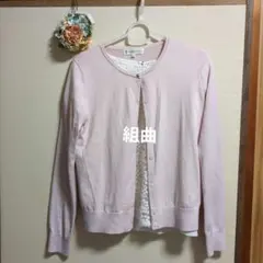 組曲のピンクのレースのアンサンブルのサムネイル