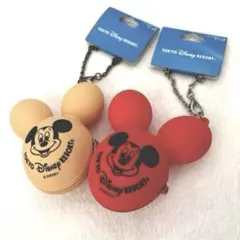 ディズニー バッグチャーム ケース付 風船 バルーン キーホルダー 2色のサムネイル