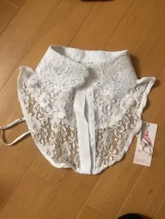 ホワイトレース つけ襟