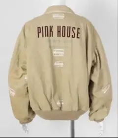 美品PINK HOUSE ベージュ ジャンパーm-1のサムネイル