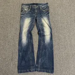 00s【archive】y2k flar denim boot cut 30 - メルカリ