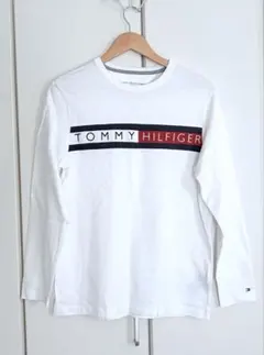TOMMY HILFIGER 長袖Tシャツ 白 国内 M相当