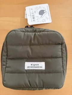 【新品】mignon 多機能ポーチ カーキ