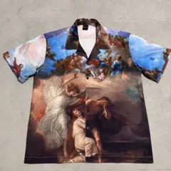 Bastrapアートプリント半袖シャツXL 美品アートデザイン絵画　大きい絵