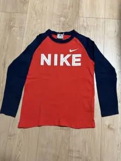 NIKE 赤/紺 長袖Tシャツ XS