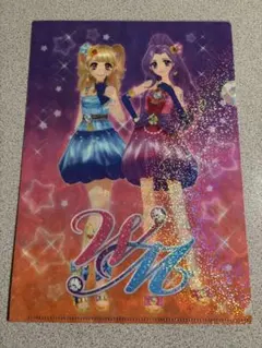 アイカツ WM ガチャガチャ クリアファイル