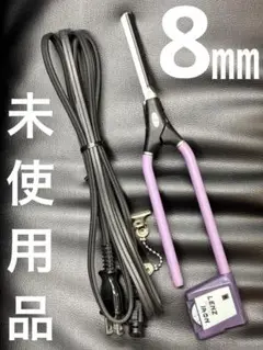 レンツシステムアイロンF-8G 5角8mm理容アイロン 中古品ラバー新品 美品】レンツ デジタルアイロン e-8W 両熱5角ロッドタイプ エコ
