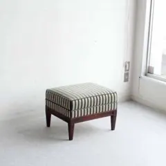 神戸欧風家具 メープル不二屋 マホガニー材 オットマン ZR24470