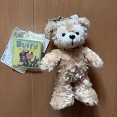 【タグ付き】ダッフィー ぬいぐるみバッチ　キーホルダー