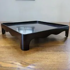 木製漆塗脚付膳 1客　アンティーク 昭和レトロ