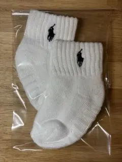 新品 ラルフローレン ベビー靴下 2セット 18-24ヶ月 ホワイト
