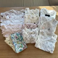 ベビー　肌着　コンビドレス　16枚セット