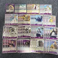 ONE PIECE ワンピース 4コン 紫 デッキ セットのサムネイル