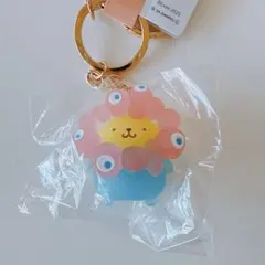 サンリオミャクミャク立体マスコット クリアカラー キーホルダー　ポムポムプリン