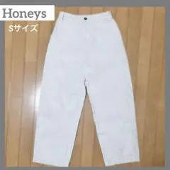 Honeys ハニーズ ストレートデニムパンツ ホワイト S