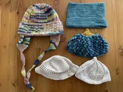 ベビー帽子5点セット