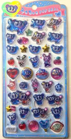 正規品 うるちゅるポップシール　エンジェルブルー