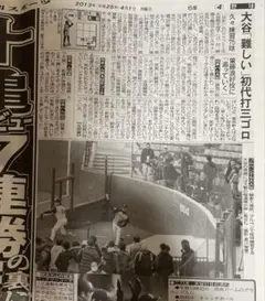 日刊スポーツ 2013年4月1日 藤浪晋太郎 阿部慎之助 新聞のサムネイル