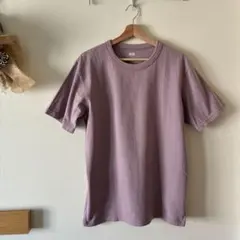 UNIQLO ユニクロ　クルーネック Tシャツ パープル　L 422992