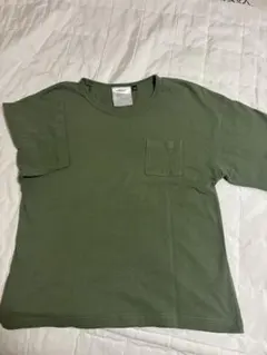 Mark Gonzales 半袖 Tシャツ カーキ ポケット付　160sizeのサムネイル