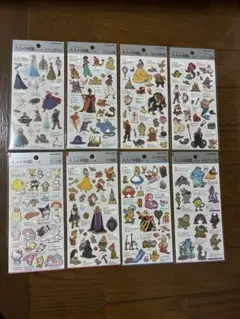 大人の図鑑シール ディズニー 8枚セット