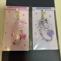 新品未開封★サンリオ当りくじ マイメロディクロミ　くじ　ビーズチャーム２個セット