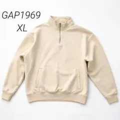 GAP1969 ハーフジップ XL ゆるだぼ スウェット