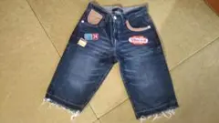 メンズデニムハーフパンツ Mサイズ ウエストは78です