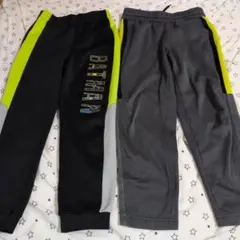 BATMAN ロングパンツ 黒/グレー/ライム　2本セット