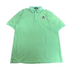 パーリーゲイツ ゴルフ ポロシャツ 6 XL エメラルドグリーン ワッペン